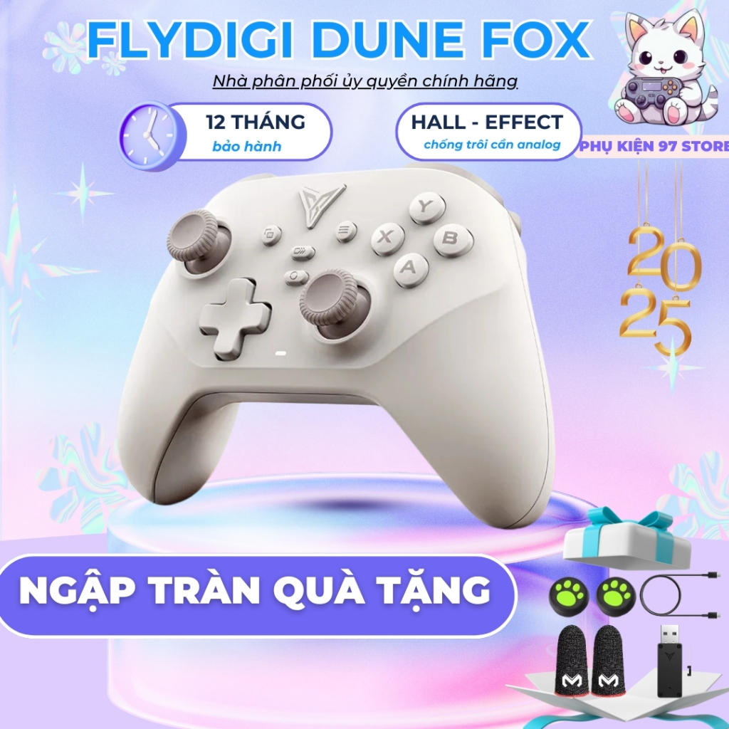💛 Giá Sốc 💛 Flydigi DUNE FOX, tay cầm chơi game Hall Joystick bền bỉ, chất build ngon nhất tầm giá