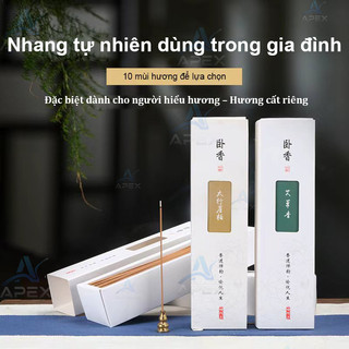 430 Sợi Nhang Trầm Tự Nhiên 200g - Hương Đàn Hương Núi Già & Ngải Cứu Chất Lượng Hương Khử Mùi