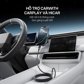 Cáp Sạc Từ Tính CUKTECH CMC615P C-C 1.5m | Công Suất Sạc Max 240W | Màn Hình OLED | Bảo Hành 18 Tháng