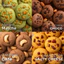 Cookies Hạnh Nhân Nguyên Cám 4 Vị Choco, Matcha, Cranberry, Cafe - Cookie Ăn Vặt Chuẩn Healthy HeBekery