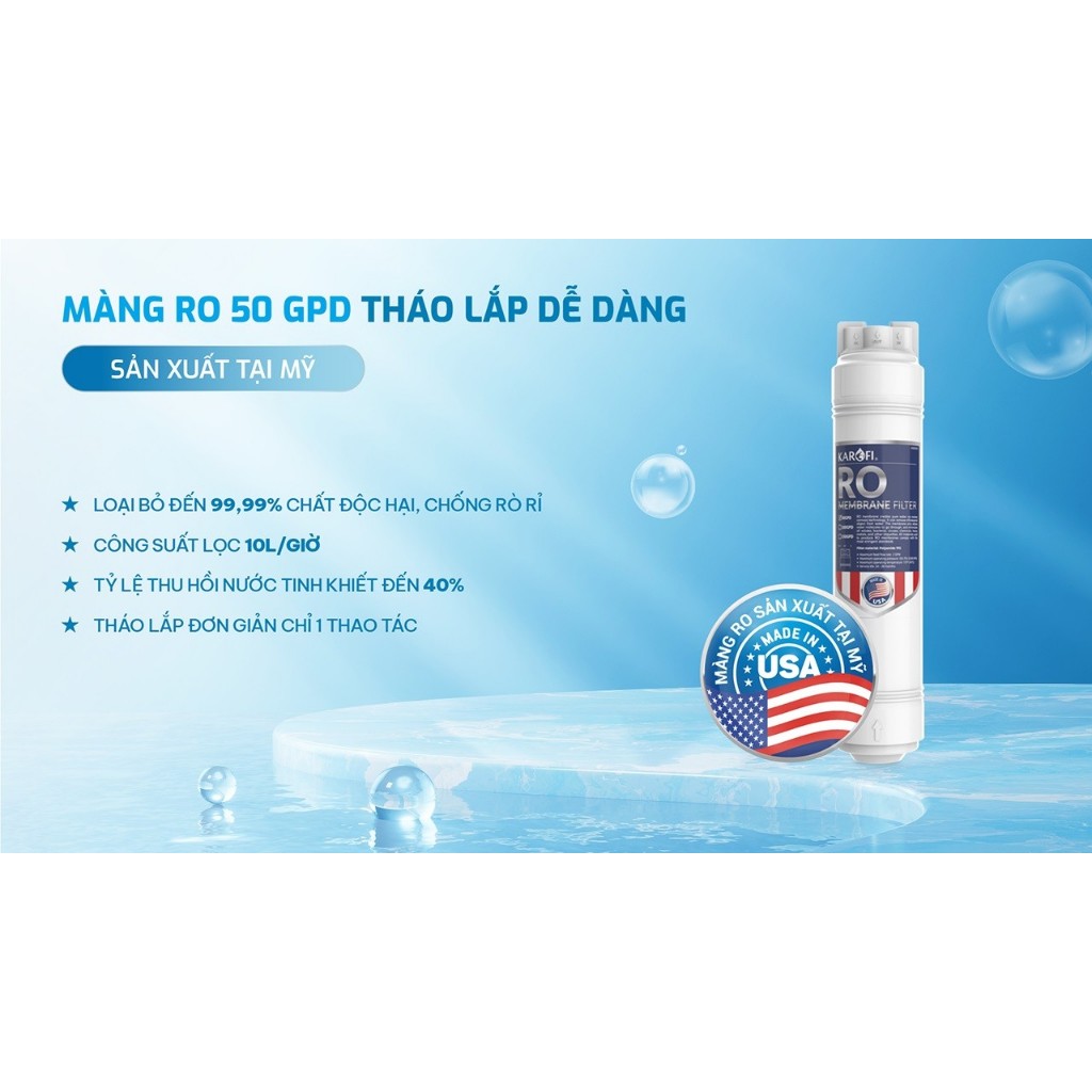 [TẶNG MÁY XAY SINH TỐ] [ĐỘC QUYỀN ONLINE] Máy lọc nước RO 12 lõi Karofi KAQ-EC19 -BỔ SUNG KIỀM, Công nghệ AioTec | BigBuy360 - bigbuy360.vn