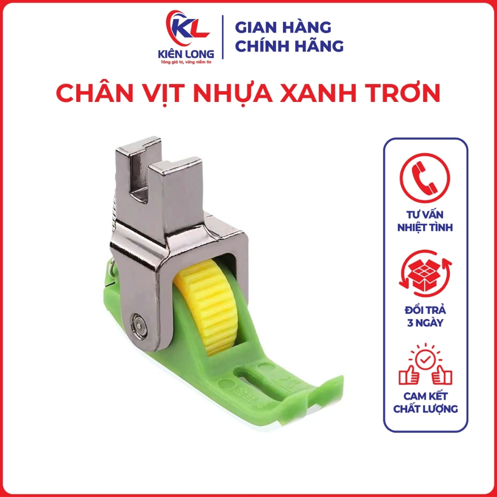 Chân Vịt Bánh Xe  Chống Nhăn  5li rãnh 2mm  - Máy May 1 Kim Công Nghiệp