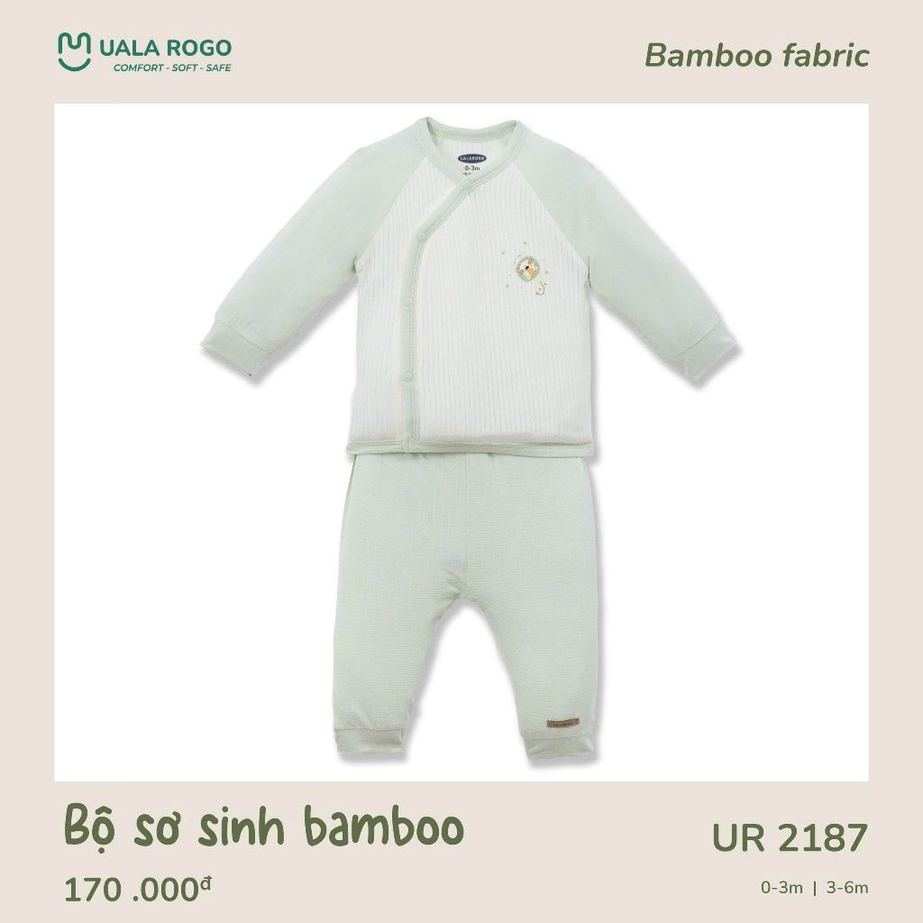 (3-9kg) Bộ Dài Tay Cài Giữa, Cài Lệch Uala Rogo UR2005 UR2228 UR3718 UR2187 UR3878 UR3716
