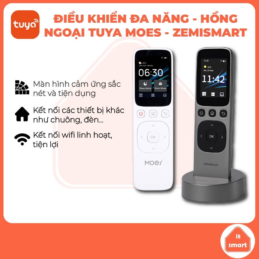 Remote cảm ứng hồng ngoại Tuya MOES CCP-Z1
