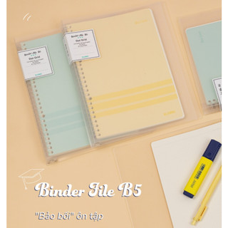 KLONG - Sổ Chấm DOT Kẹp Còng Nhựa B5 40 Tờ 120/76; MS: 545 ♥ Binder File ♥ Có lẻ Còng và lẻ Giấy tùy bạn lựa chọn ♥