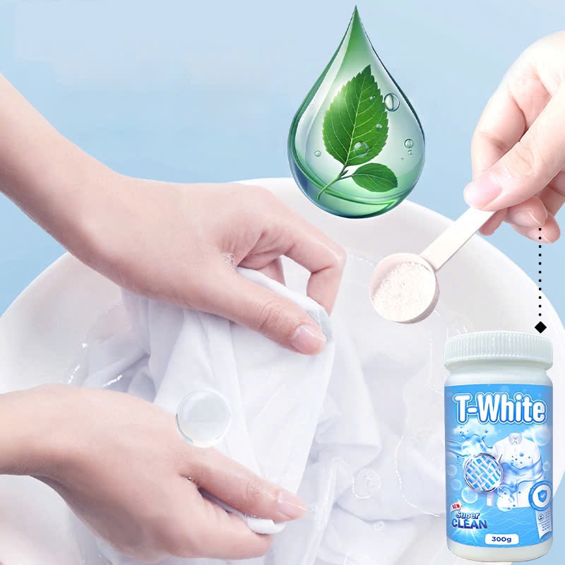 Bột Tẩy Trắng Quần Áo T-White 300g – Tẩy Sạch Vết Bẩn, Khử Mùi Ẩm Mốc, Loại Bỏ Vi Khuẩn