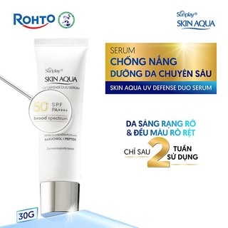 Serum Chống Nắng Dưỡng Da Chuyên Sâu Skin Aqua UV Defense Duo Serum (30g)