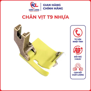 Chân Vịt T9 Nhựa - Chạy Viền Ke Cữ, Lai Gấu, May Lai Điều Chỉnh Dành Cho Máy May 1 Kim Công Nghiệp