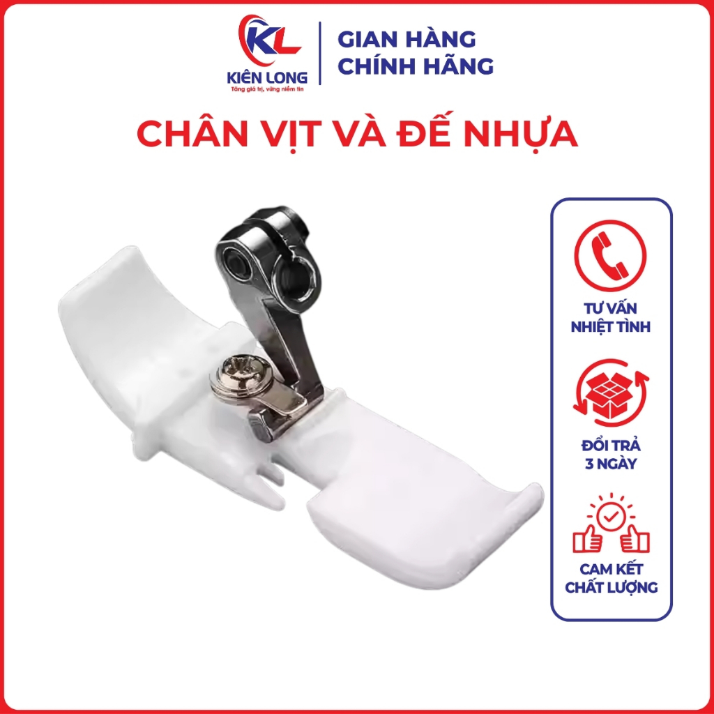 Chân Vịt Và Đế Nhựa Vắt Sổ Siruba 4 Chỉ - Máy May Công Nghiệp