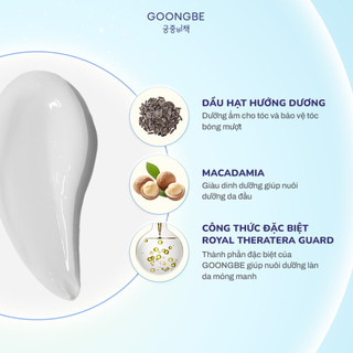 Combo Dầu Gội, Dầu Xả GOONGBE Kids An Toàn Lành Tính