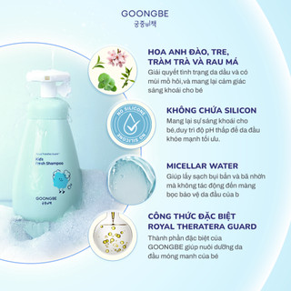 Combo Dầu Gội, Dầu Xả GOONGBE Kids An Toàn Lành Tính