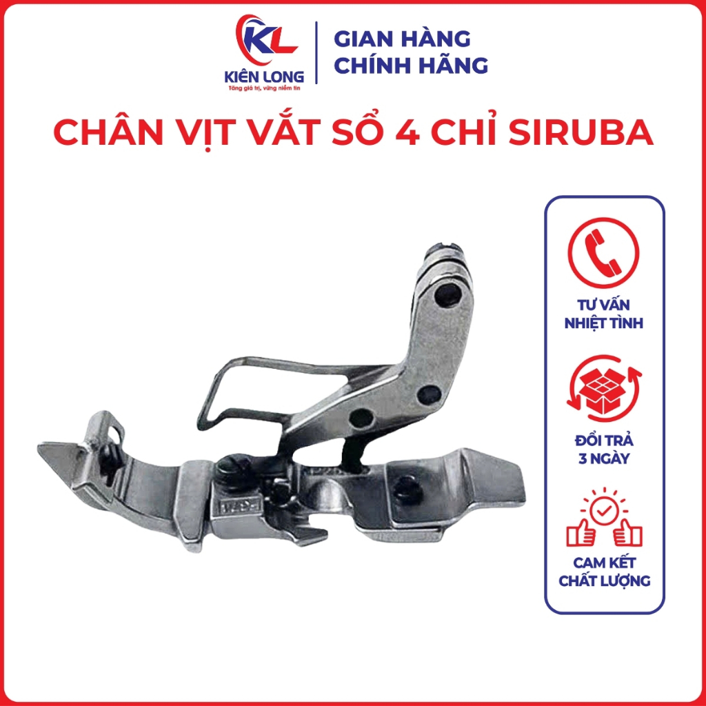 Chân Vịt Vắt Sổ 4 Chỉ Siruba K-747K - Dùng Cho Máy Jack, Bruce