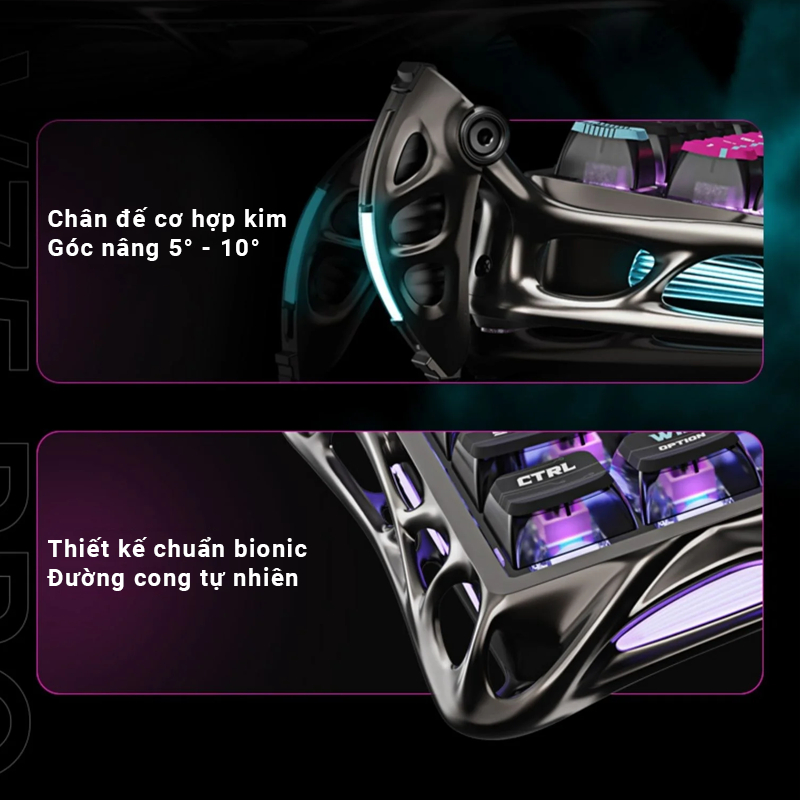 [Gravastar V75 Series] Bàn phím cơ gaming HE Gravastar V75 - Switch từ tính-Rapid Trigger 0.005 mm | BigBuy360 - bigbuy360.vn