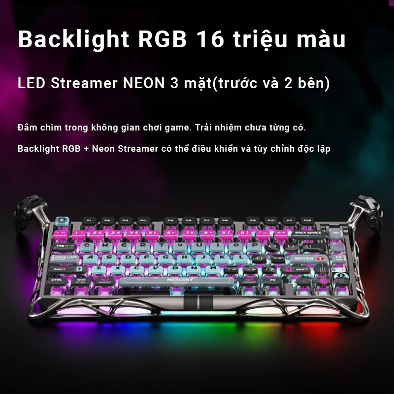 [Gravastar V75 Series] Bàn phím cơ gaming HE Gravastar V75 - Switch từ tính-Rapid Trigger 0.005 mm | BigBuy360 - bigbuy360.vn
