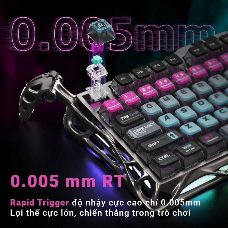 [Gravastar V75 Series] Bàn phím cơ gaming HE Gravastar V75 - Switch từ tính-Rapid Trigger 0.005 mm | BigBuy360 - bigbuy360.vn
