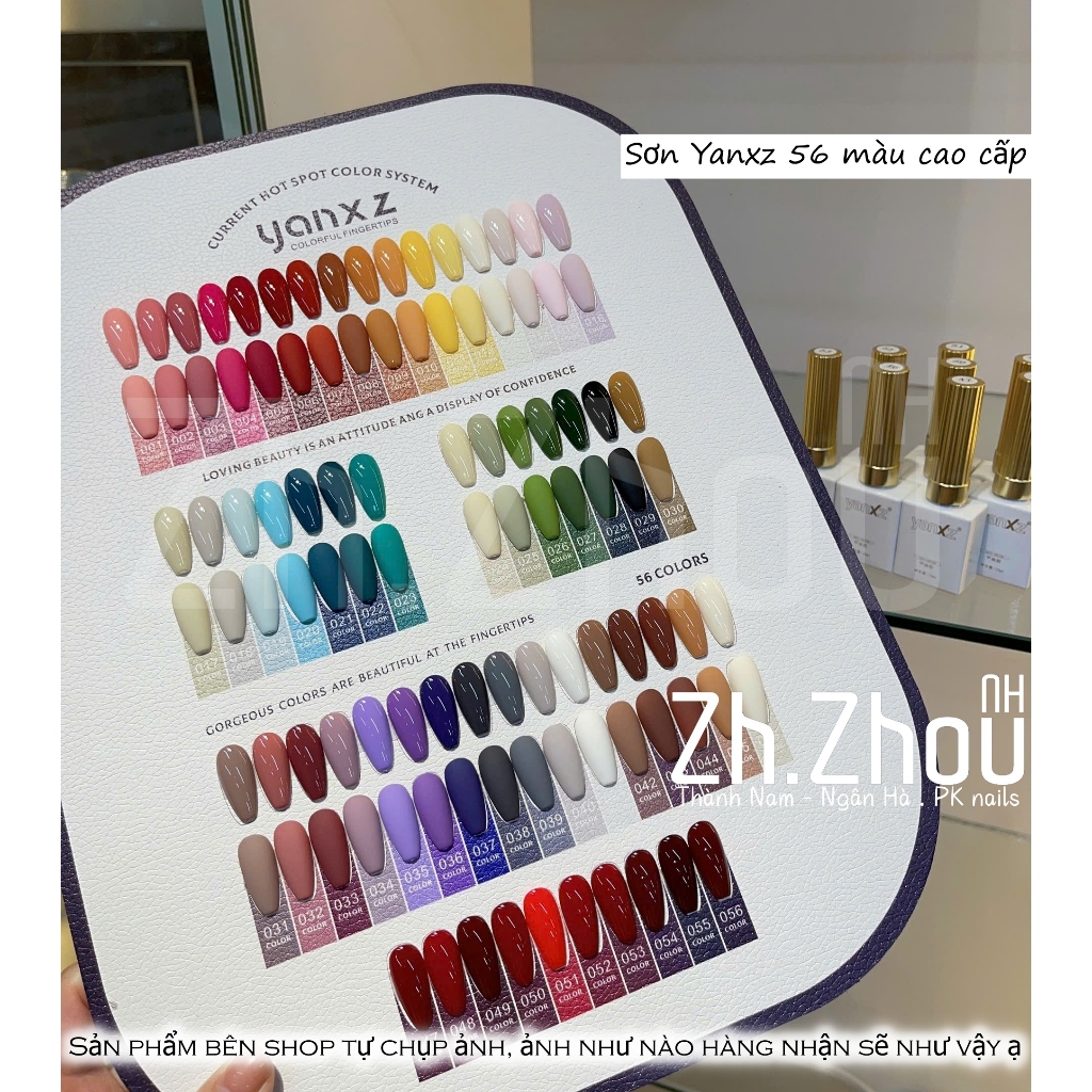 Set sơn gel Yanx 56 màu  kem bang màu