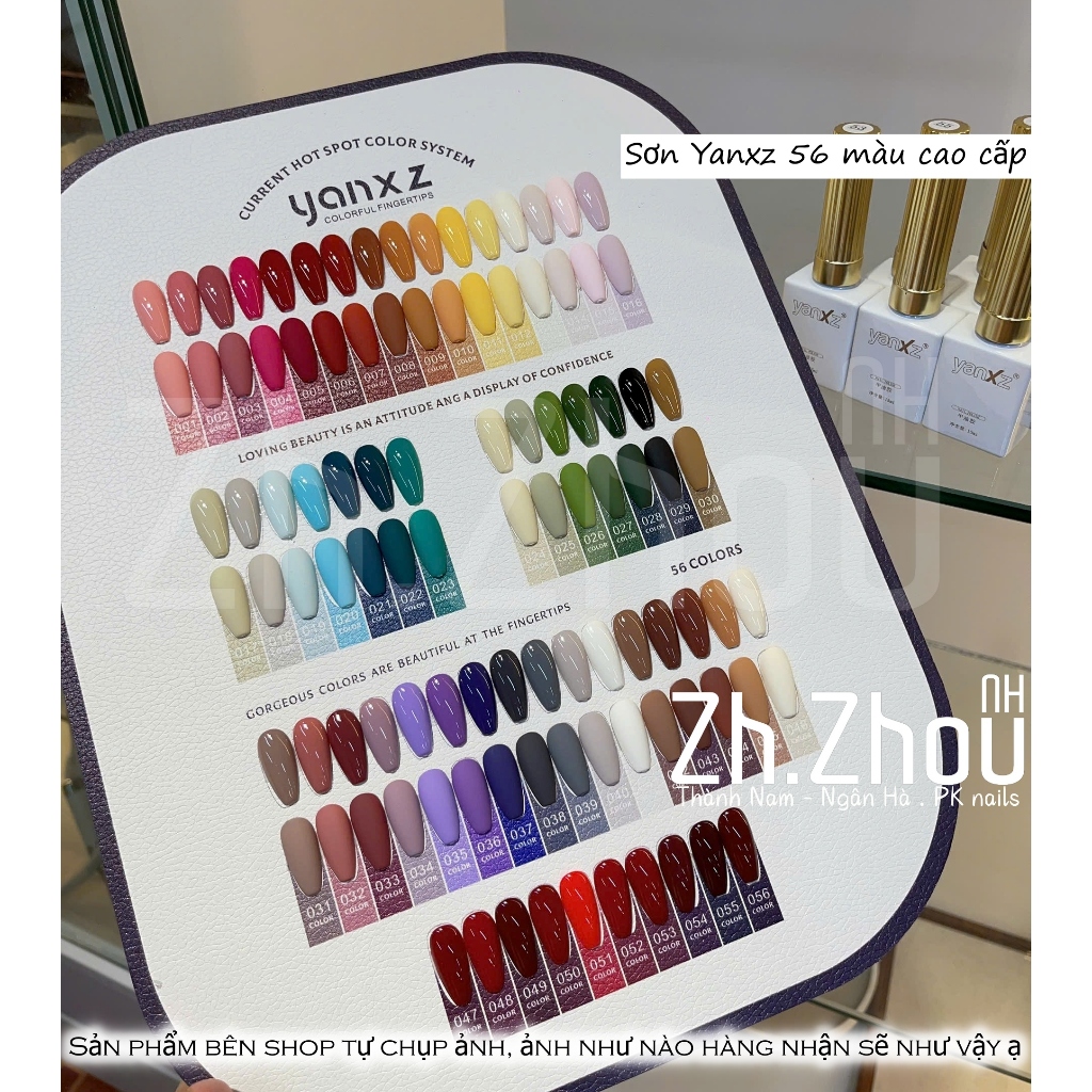 Set sơn gel Yanx 56 màu  kem bang màu
