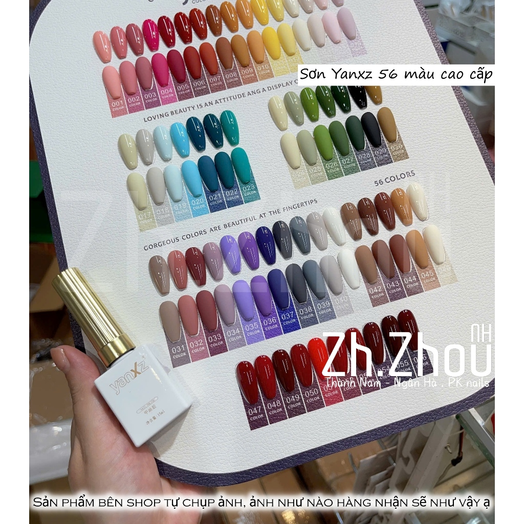 Set sơn gel Yanx 56 màu  kem bang màu