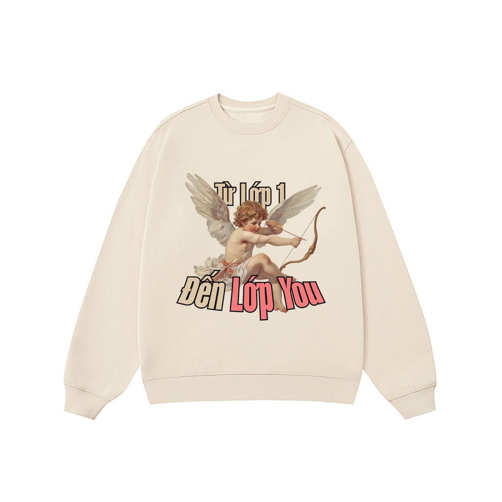 Áo Vớ Vẩn Vui Tươi REDLABEL Áo Sweater LỚP YOU Áo Sweatshirt Nỉ Oversize Nam Nữ SWT7