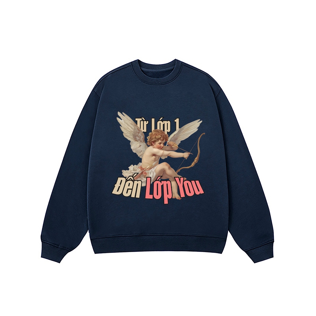 Áo Vớ Vẩn Vui Tươi REDLABEL Áo Sweater LỚP YOU Áo Sweatshirt Nỉ Oversize Nam Nữ SWT7