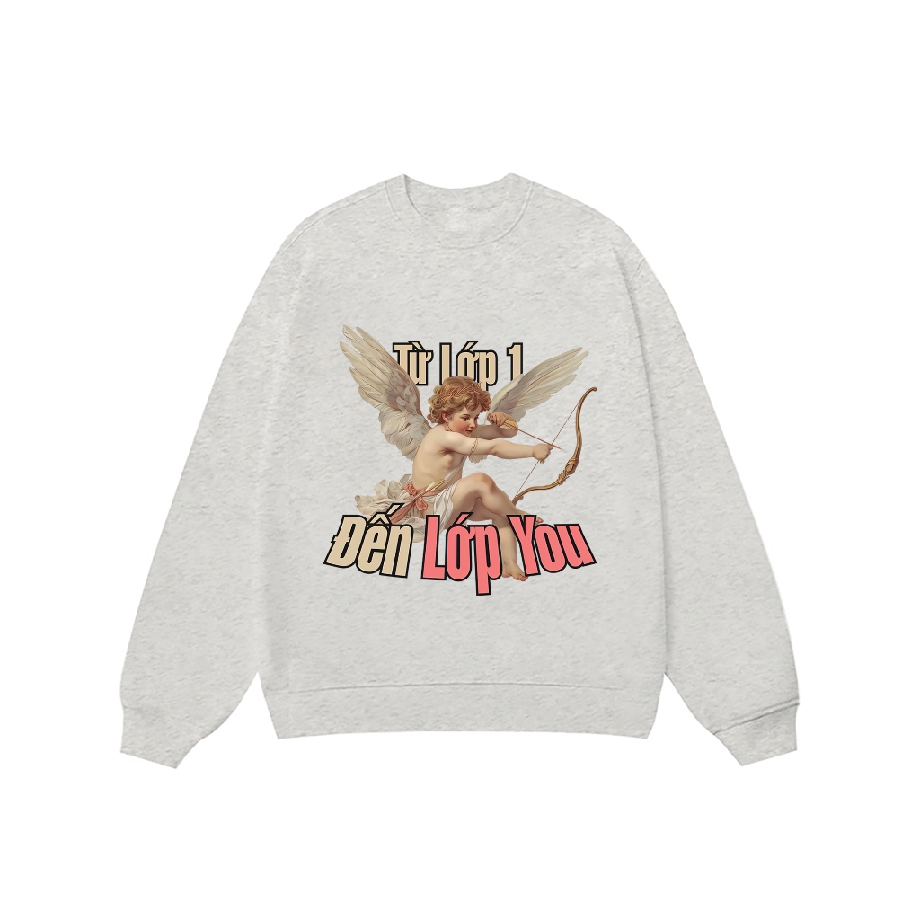 Áo Vớ Vẩn Vui Tươi REDLABEL Áo Sweater LỚP YOU Áo Sweatshirt Nỉ Oversize Nam Nữ SWT7