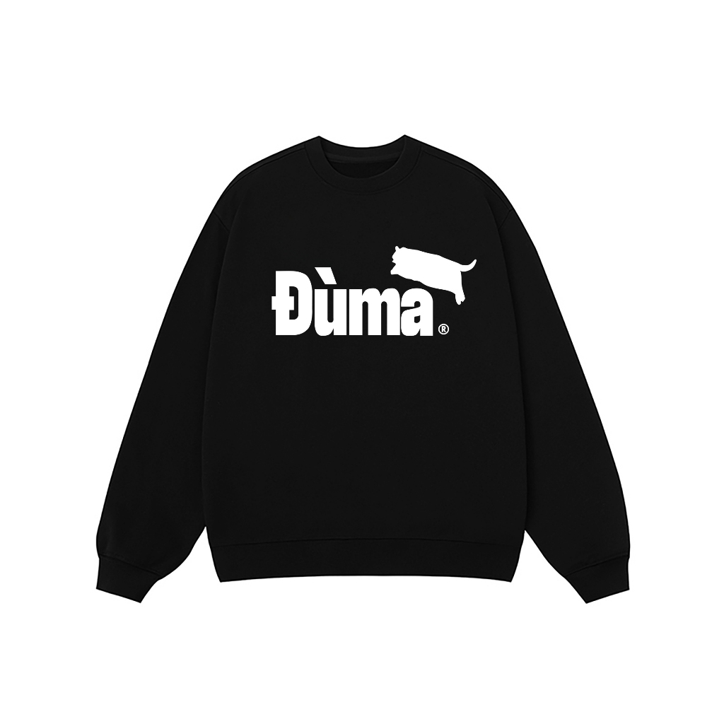 Áo Vớ Vẩn Vui Tươi REDLABEL Áo Sweater ĐUMA Áo Sweatshirt Nỉ Oversize Nam Nữ SWT9