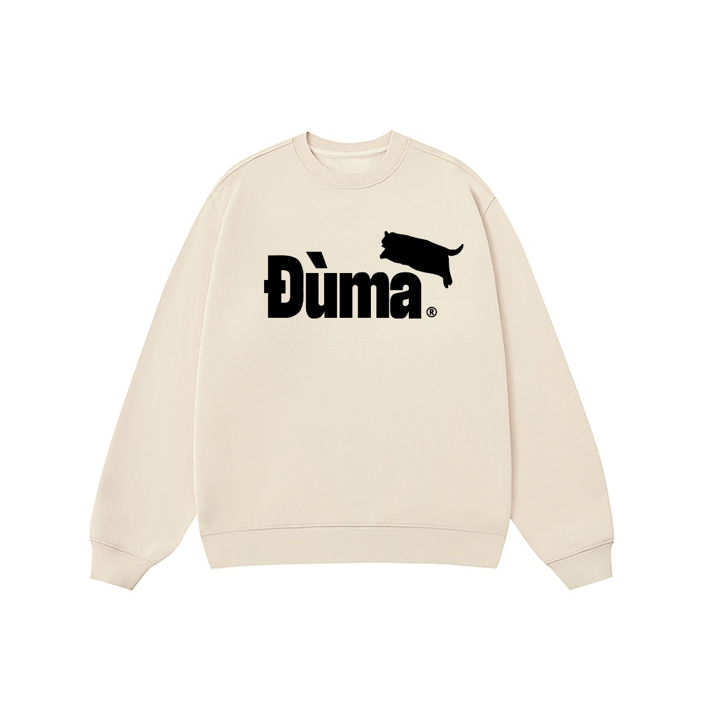 Áo Vớ Vẩn Vui Tươi REDLABEL Áo Sweater ĐUMA Áo Sweatshirt Nỉ Oversize Nam Nữ SWT9