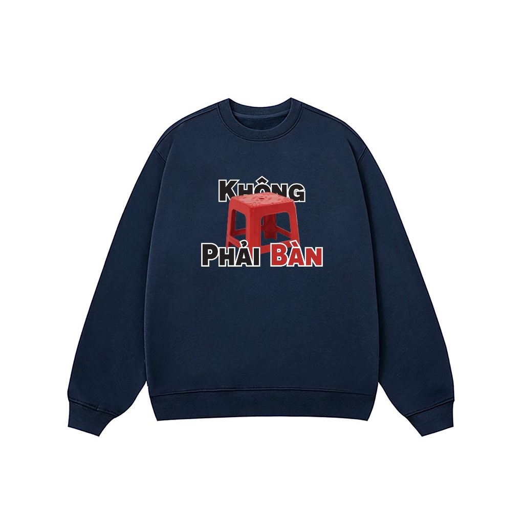 Áo Vớ Vẩn Vui Tươi REDLABEL Áo Sweater KHÔNG PHẢI BÀN Áo Sweatshirt Nỉ Oversize Nam Nữ SWT10
