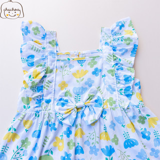 Váy Lanh bé gái, Đầm Lanh bé gái cánh tiên dáng BabyDoll ChuChoaKids [VBC33]