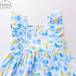 Váy Lanh bé gái, Đầm Lanh bé gái cánh tiên dáng BabyDoll ChuChoaKids [VBC33]