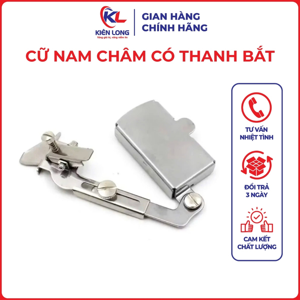 Cữ Nam Châm Có Thanh Bắt - Căn Thẳng Đường May, Mép Vải Dành Cho Máy May Công Nghiệp & Gia Đình