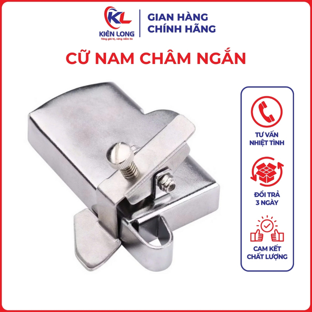 Cữ Nam Châm Ngắn Mẫu Mới Kẹp Ngang Đuôi Cong - Căn Thẳng, Căn Lề Đường May (1 Cái)