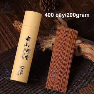 400 Nhang Trầm Hương Thanh 200g Cao Cấp - Tự Nhiên Hương Núi Già Đàn Hương Thơm Dịu Ngải Cứu Lọc Khí