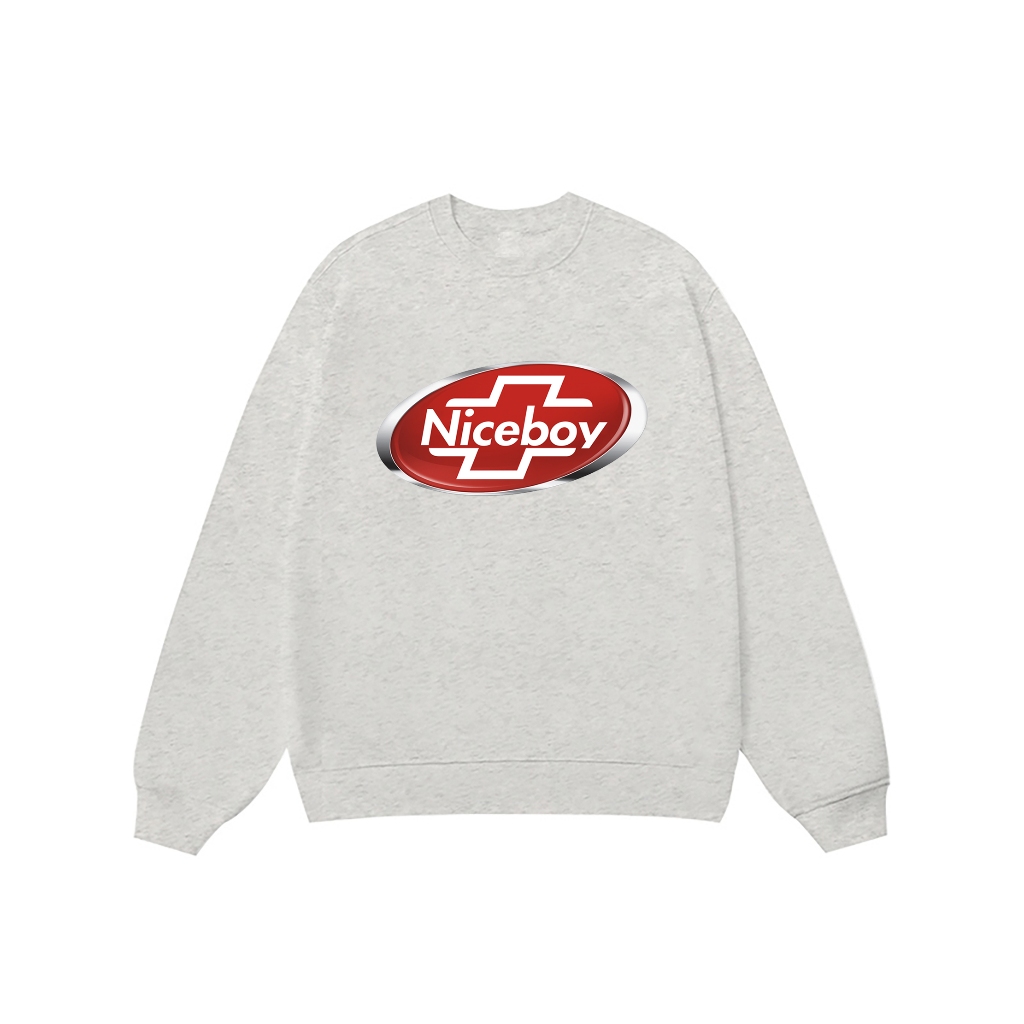 Áo Vớ Vẩn Vui Tươi REDLABEL Áo Sweater NICE BOY Áo Sweatshirt Nỉ Oversize Nam Nữ SWT15