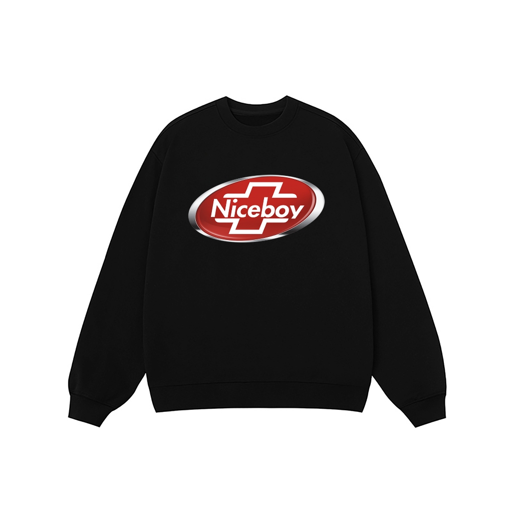 Áo Vớ Vẩn Vui Tươi REDLABEL Áo Sweater NICE BOY Áo Sweatshirt Nỉ Oversize Nam Nữ SWT15