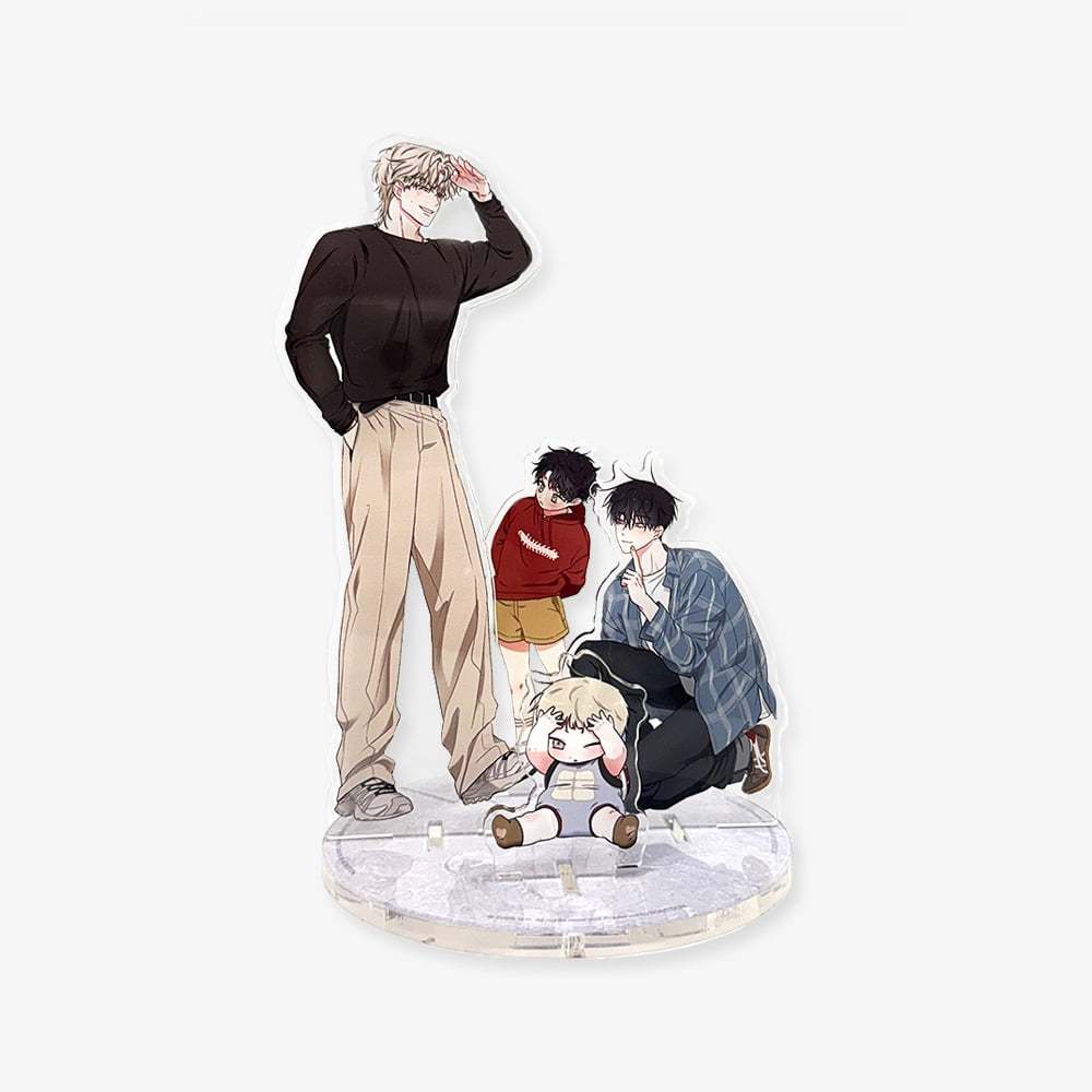 Standee gia đình Taeju, Low Tide In Twilight, Euiyoung, Haewol, Euihyun ...