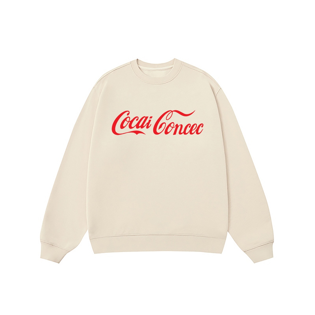 Áo Vớ Vẩn Vui Tươi REDLABEL Áo Sweater COCAICONCEC Áo Sweatshirt Nỉ Oversize Nam Nữ SWT17