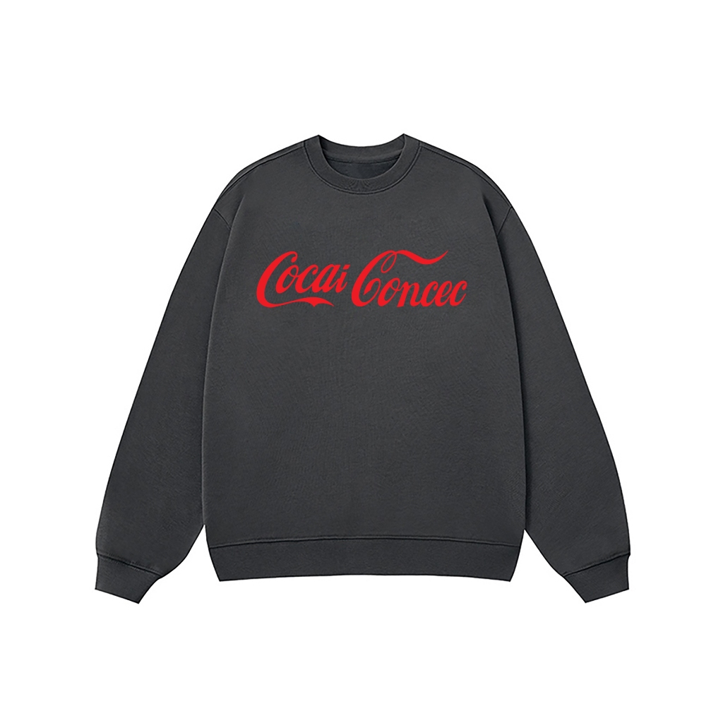 Áo Vớ Vẩn Vui Tươi REDLABEL Áo Sweater COCAICONCEC Áo Sweatshirt Nỉ Oversize Nam Nữ SWT17