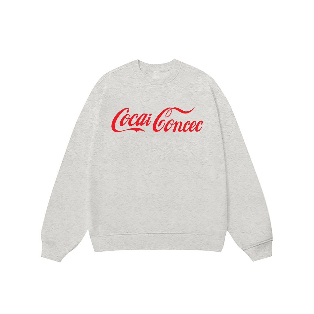 Áo Vớ Vẩn Vui Tươi REDLABEL Áo Sweater COCAICONCEC Áo Sweatshirt Nỉ Oversize Nam Nữ SWT17