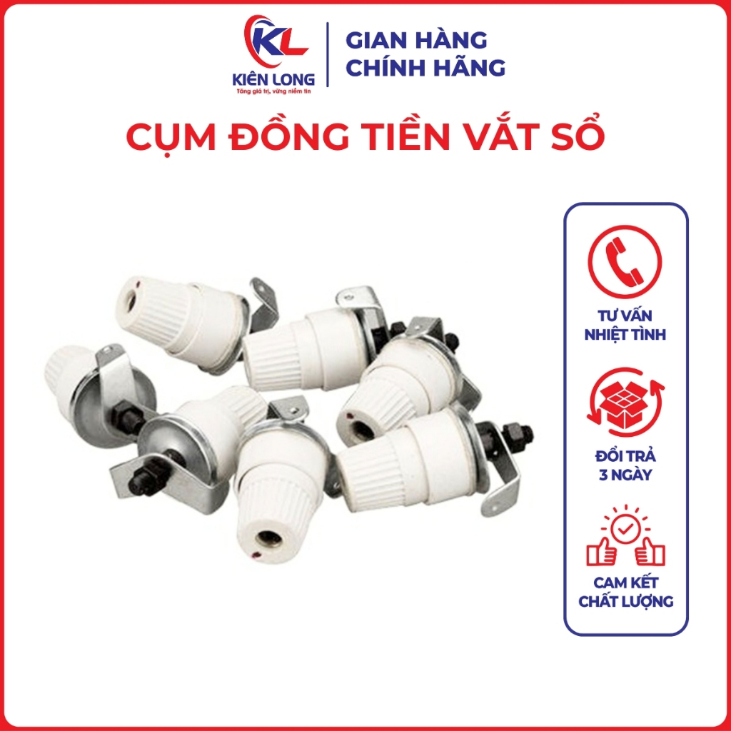 Cụm Đồng Tiền Vắt Sổ, Trần Đè Kansai 12 Kim - Phụ Kiện Ngành May Chính Hãng