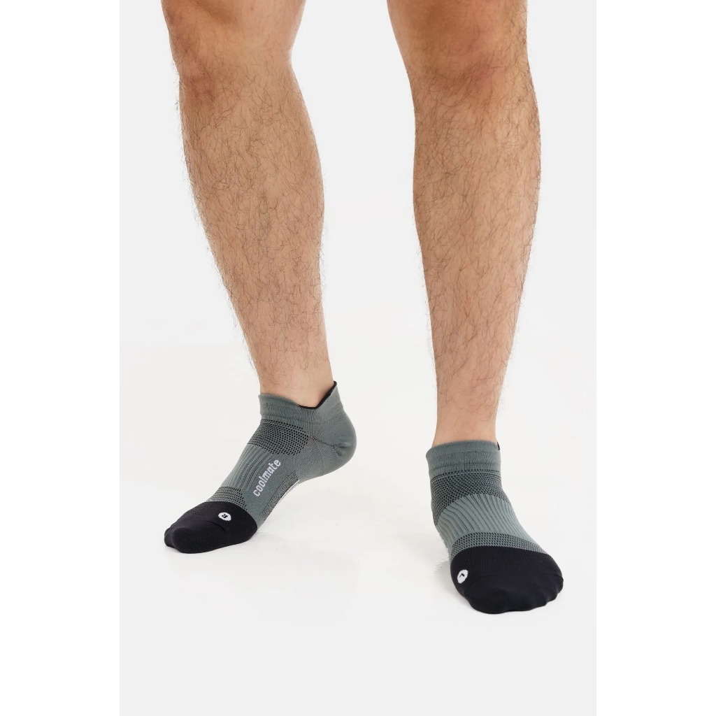 [MUA 2 GIẢM 5%]Combo 2 Tất/Vớ nam thể thao cổ ngắn Compression Techfit Coolmate