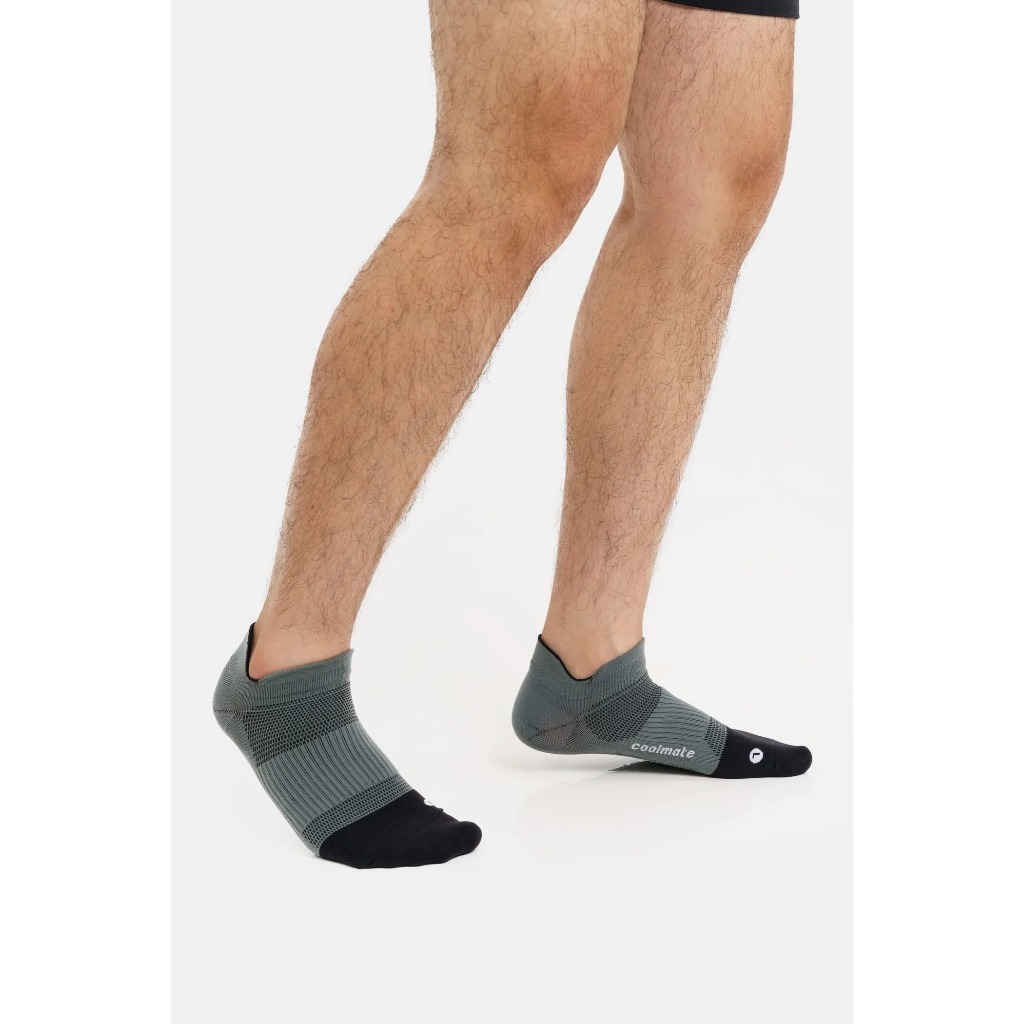 [MUA 2 GIẢM 5%]Combo 2 Tất/Vớ nam thể thao cổ ngắn Compression Techfit Coolmate