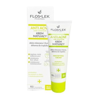 Kem dưỡng hỗ trợ giảm dầu, giảm nhờn Floslek Anti Acne 24h System Mattifying Cream 50ml