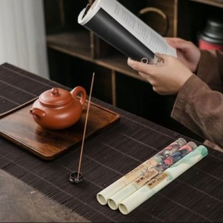 Trầm Hương Gỗ Đàn Hương Tự Nhiên Ngải Cứu Hương Khử Mùi Bộ Quà Tặng Combo 10 Ống Nhang Trầm Mix - Không Tạp Chất Tự Nhiê