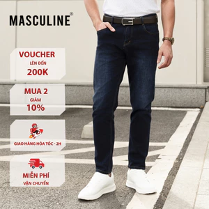 Quần jeans nam Masculine cao cấp, màu sắc trẻ trung, chất vải thoáng mát - MJ24.1