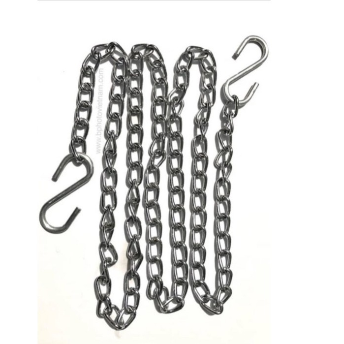 Dây Xích + 2 Móc Nối Bàn Ga - Phụ Kiện Máy Vắt Sổ Công Nghiệp