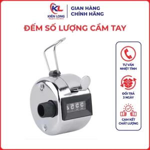 Đếm Số Lượng Cầm Tay 4 Số Cơ Học Inox - Sản Phẩm Ngành May Loại Tốt