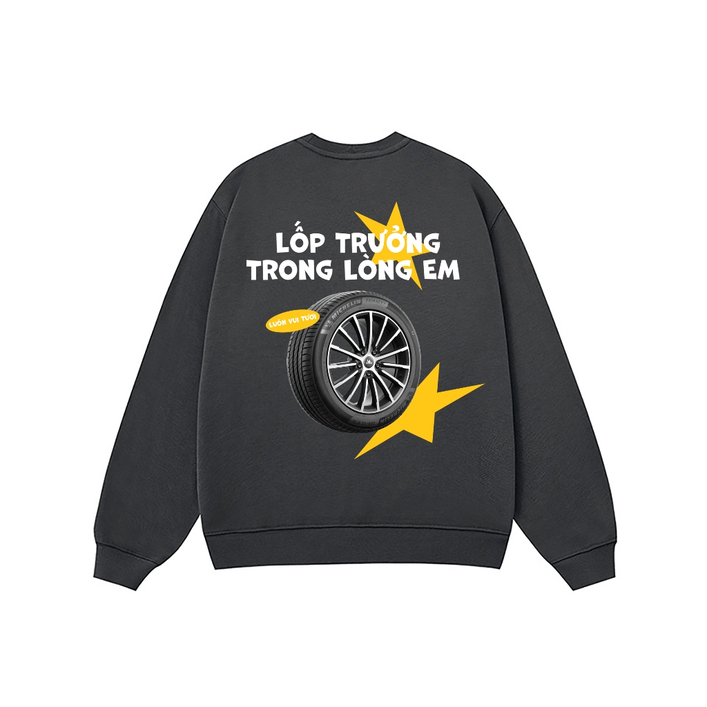 Áo Vớ Vẩn Vui Tươi REDLABEL Áo Sweater LỚP TRƯỞNG Áo Sweatshirt Nỉ Oversize Nam Nữ SWT29