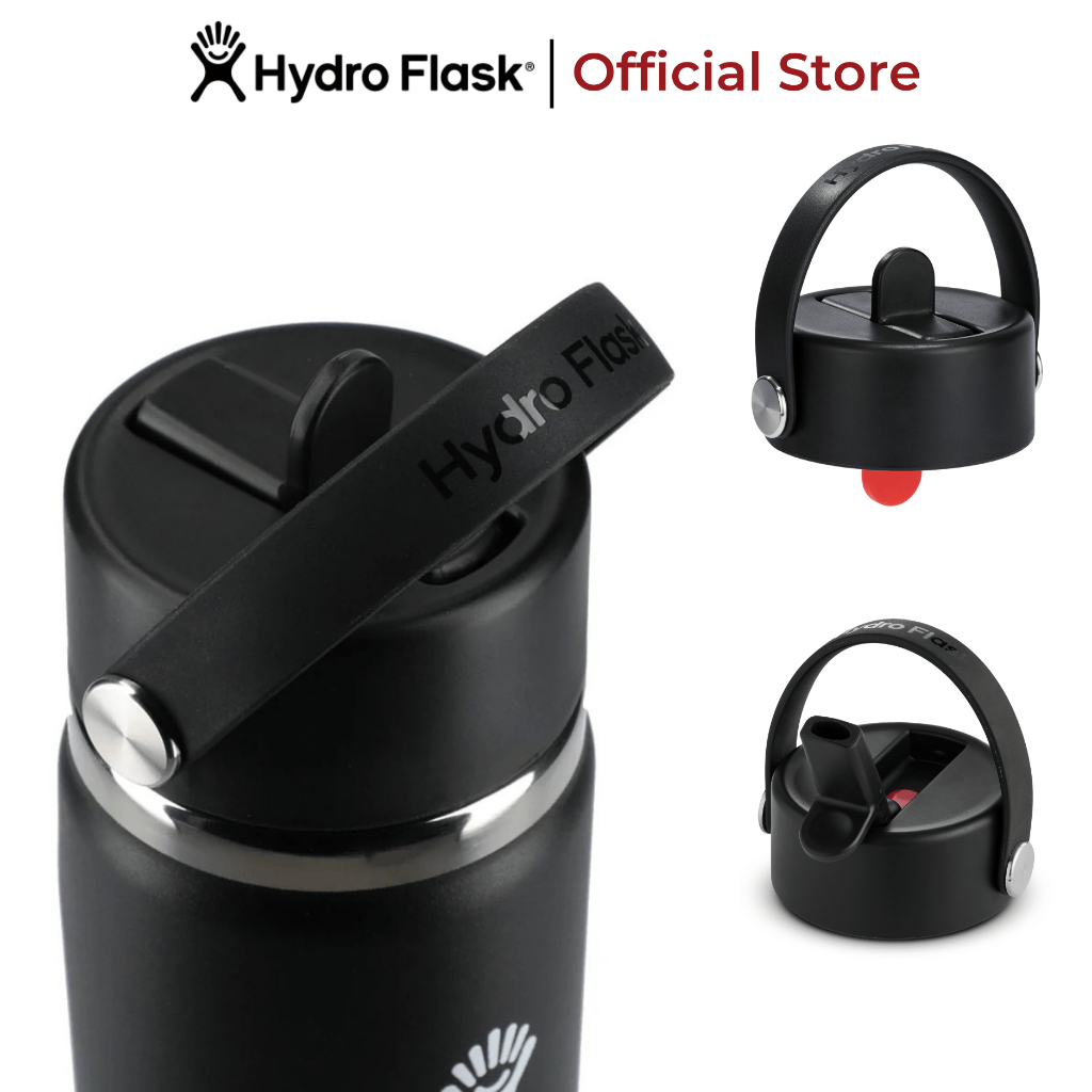 Nắp thay thế Hydro Flask Wide Flex Straw Cap chính hãng, dùng được cho bình miệng rộng Hydro Flask