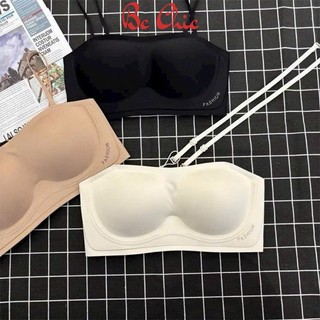 Áo Cúp Ngực Không Dây A 6073 Không Gọng Cao Cấp Mút Mỏng Bản To Chống Tụt, mút vừa cho ngực vừa và lớn BC_CHIC LINGERIE